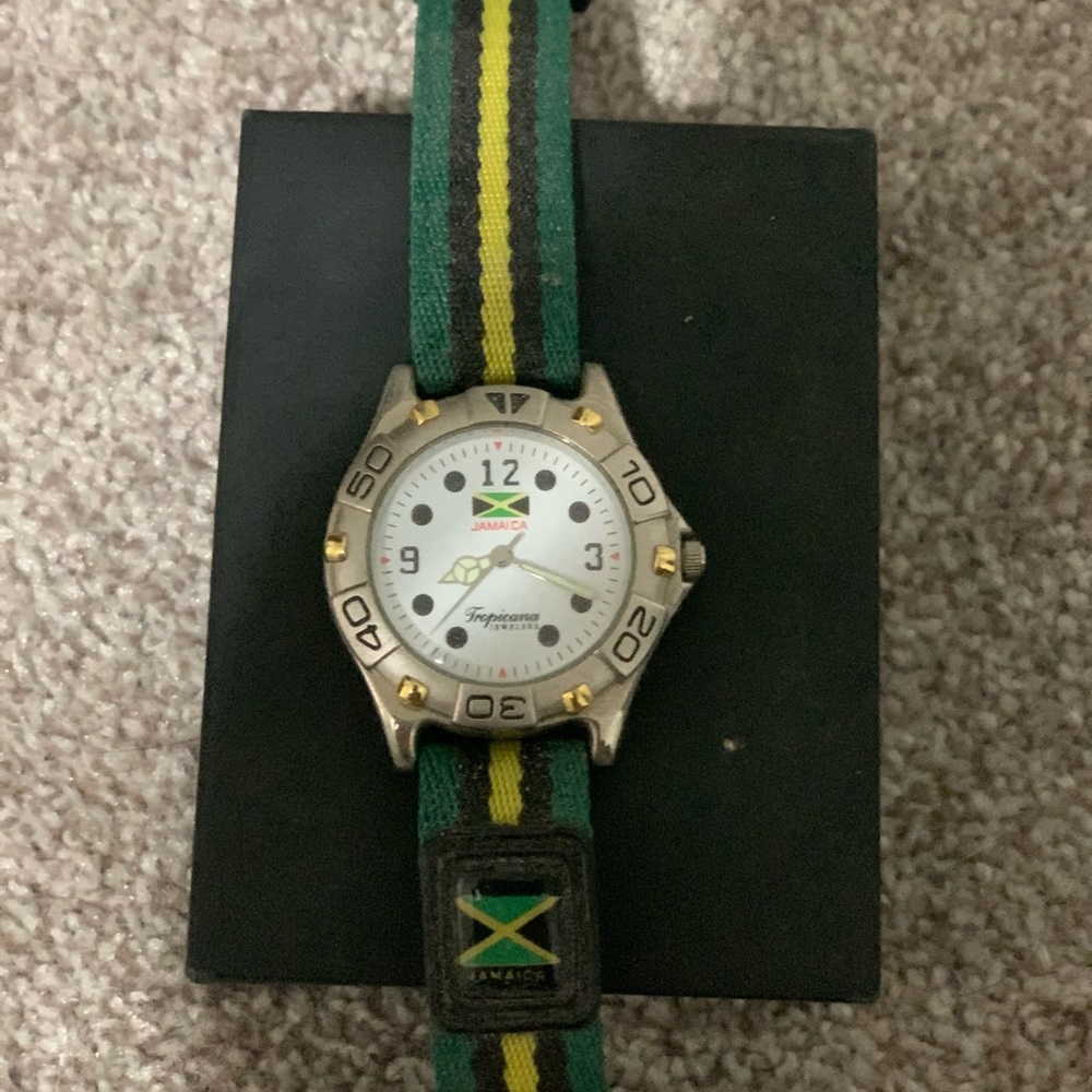 Tropicana Jewelers Jamaica Flag Watch